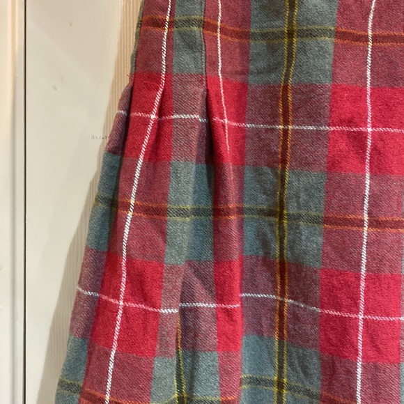 Vintage plaid pleated skirt size 12 - Picture 5 of 10